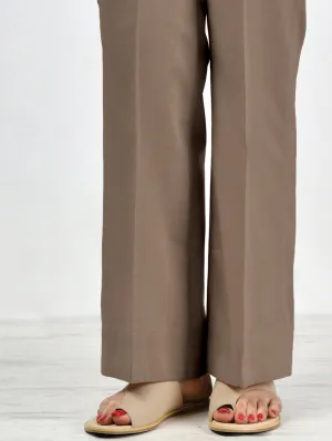 Unstitched Winter Cotton Trouser - Brown