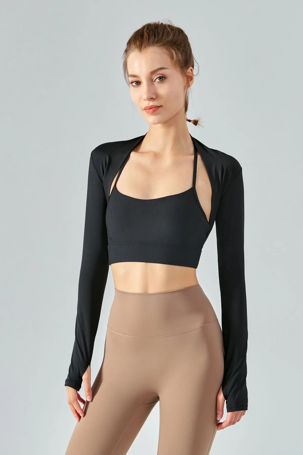 UPF50  Slim Fit Cooling Shawl Arm Sleeves