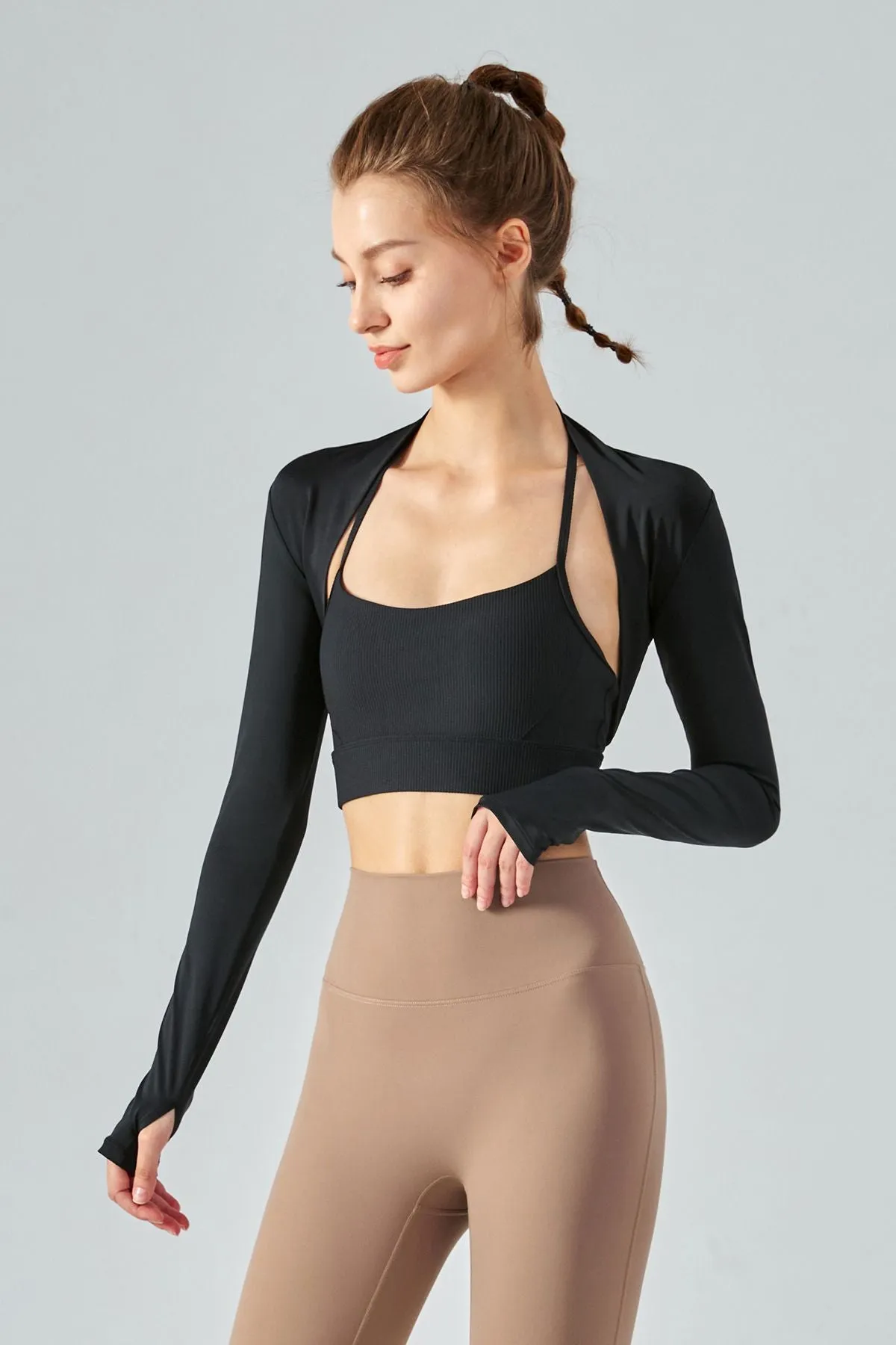 UPF50  Slim Fit Cooling Shawl Arm Sleeves