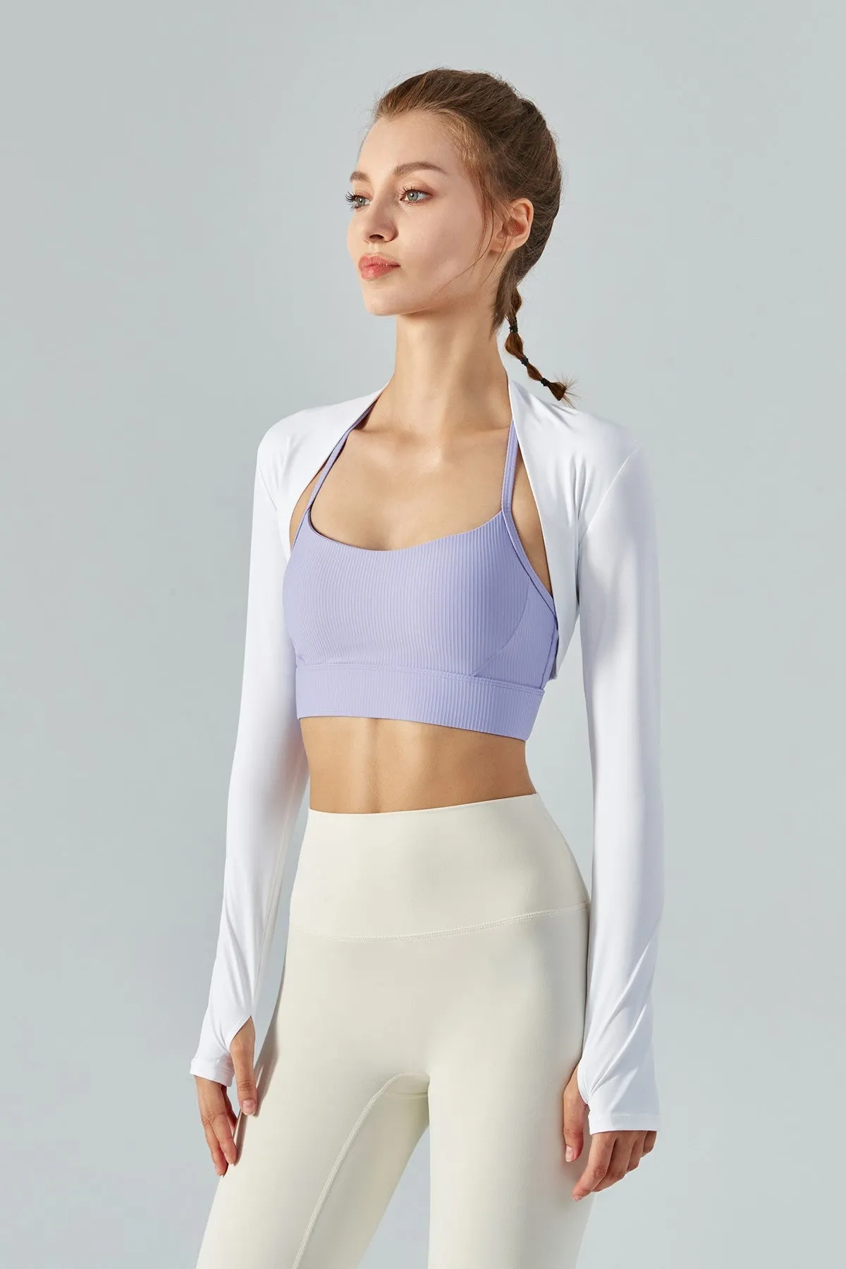 UPF50  Slim Fit Cooling Shawl Arm Sleeves