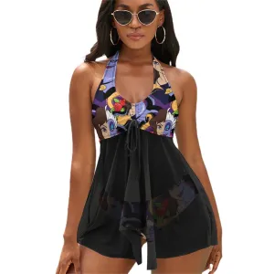 Ursula Women's Split Skirt Swimsuit