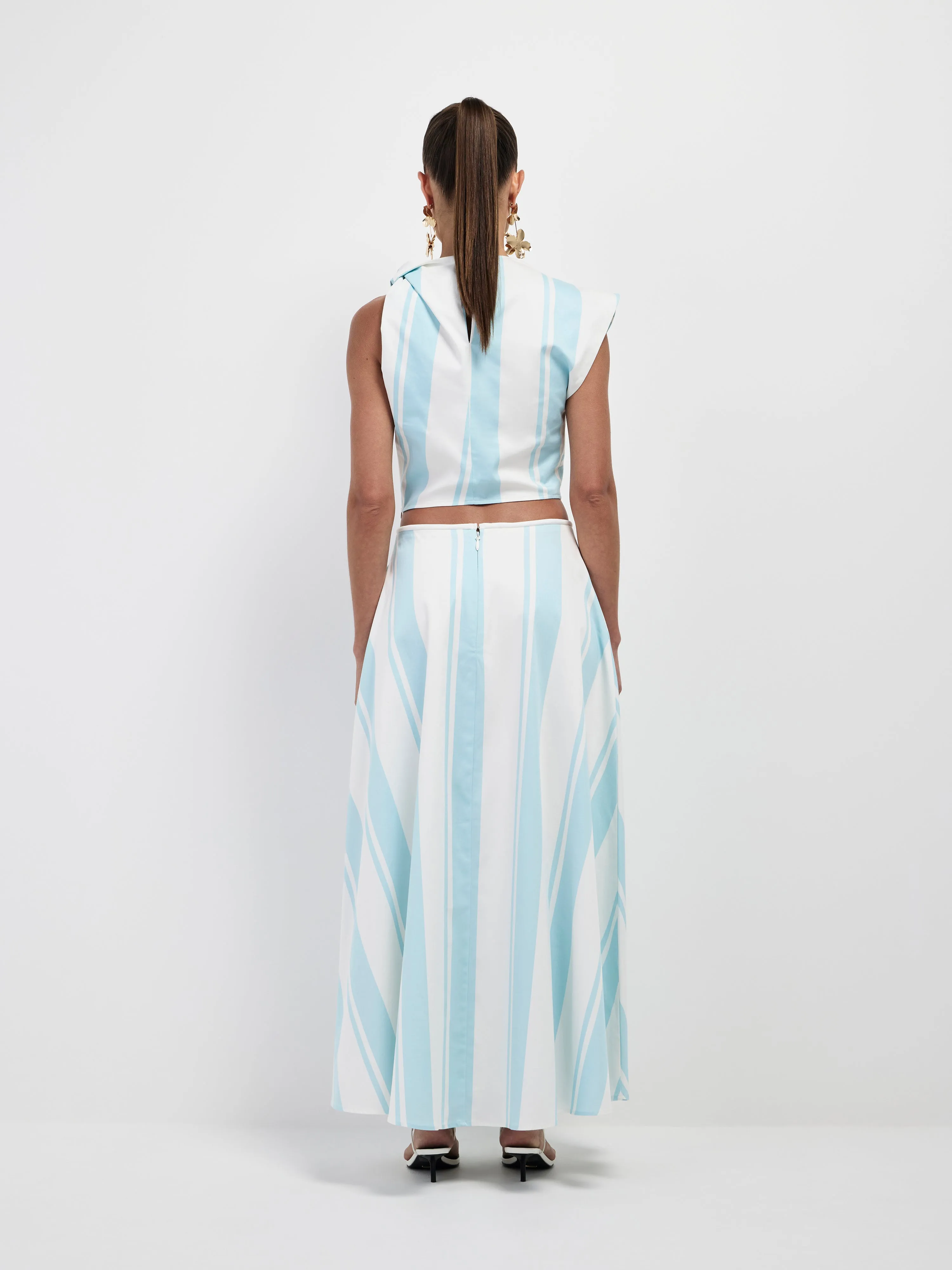 VACATION STRIPE SKIRT