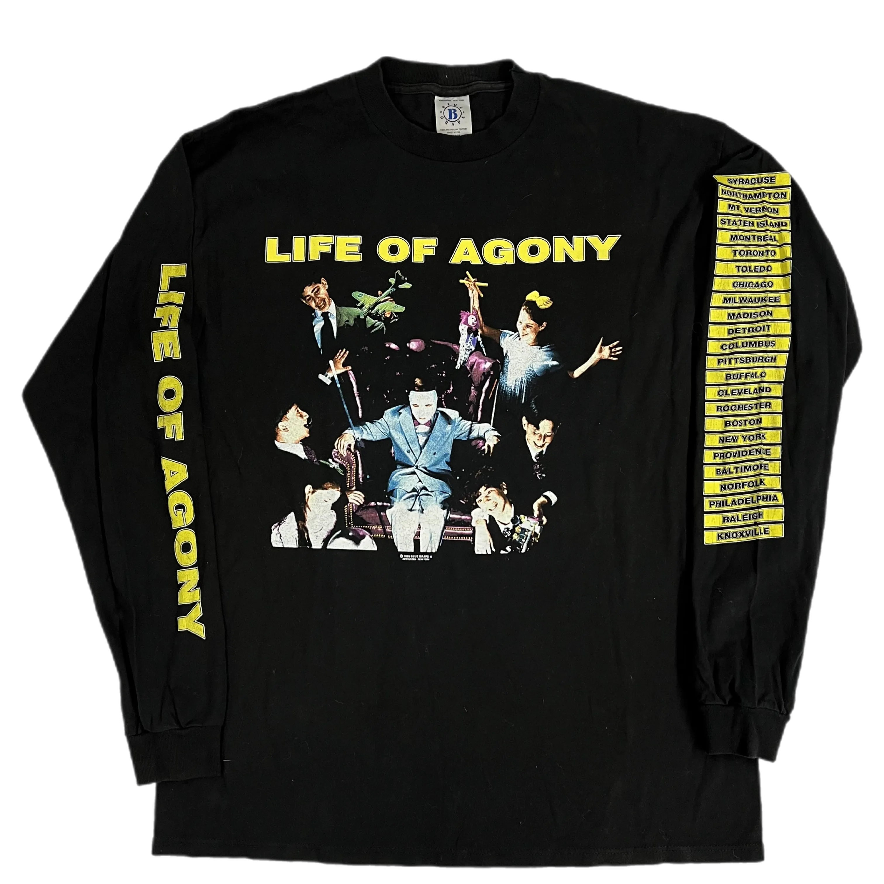 Vintage Life Of Agony "Lost At 22" Long Sleeve Shirt