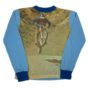 Vintage Motocross “Photo Print” Kid’s Long Sleeve Shirt