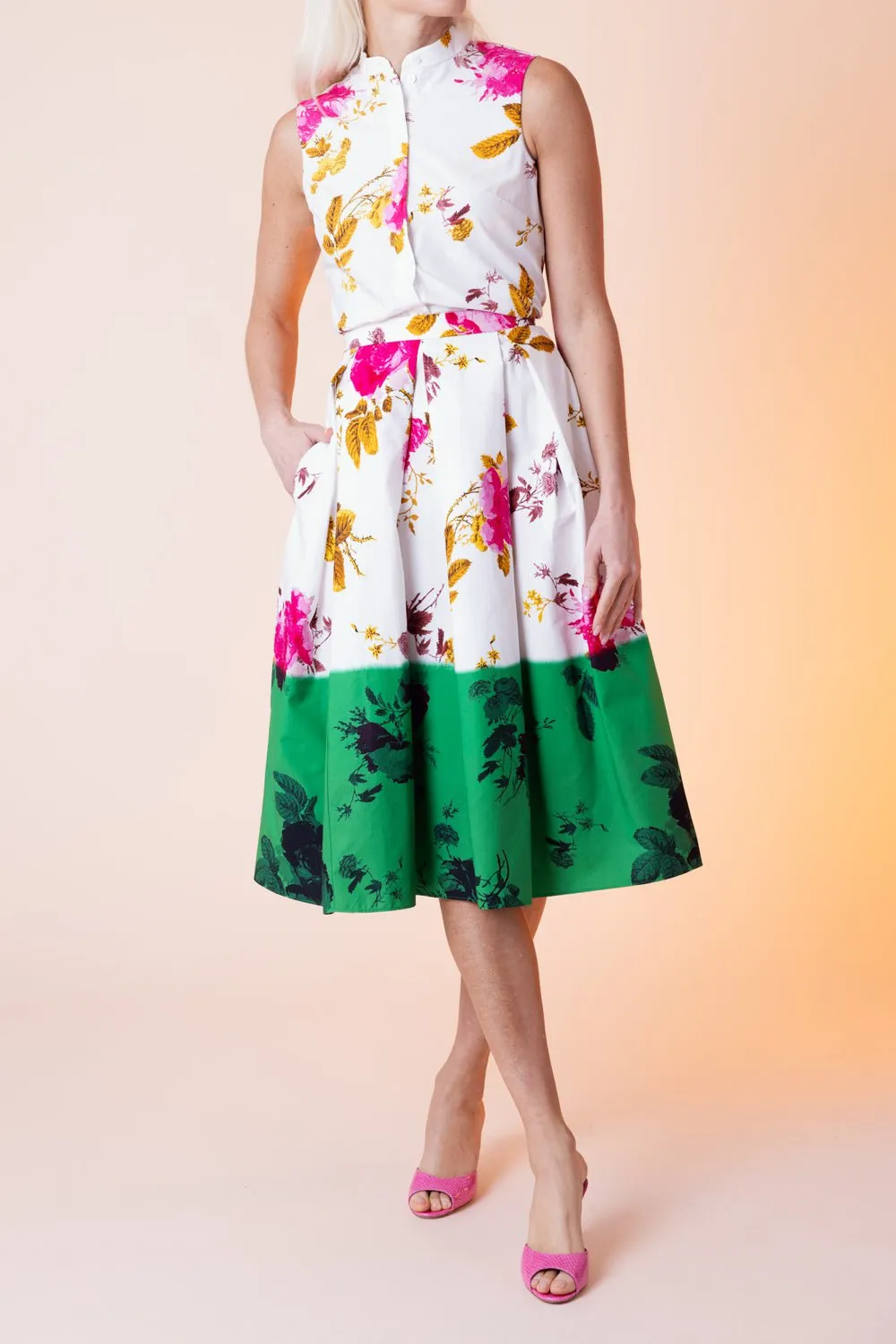 Volume Midi Skirt