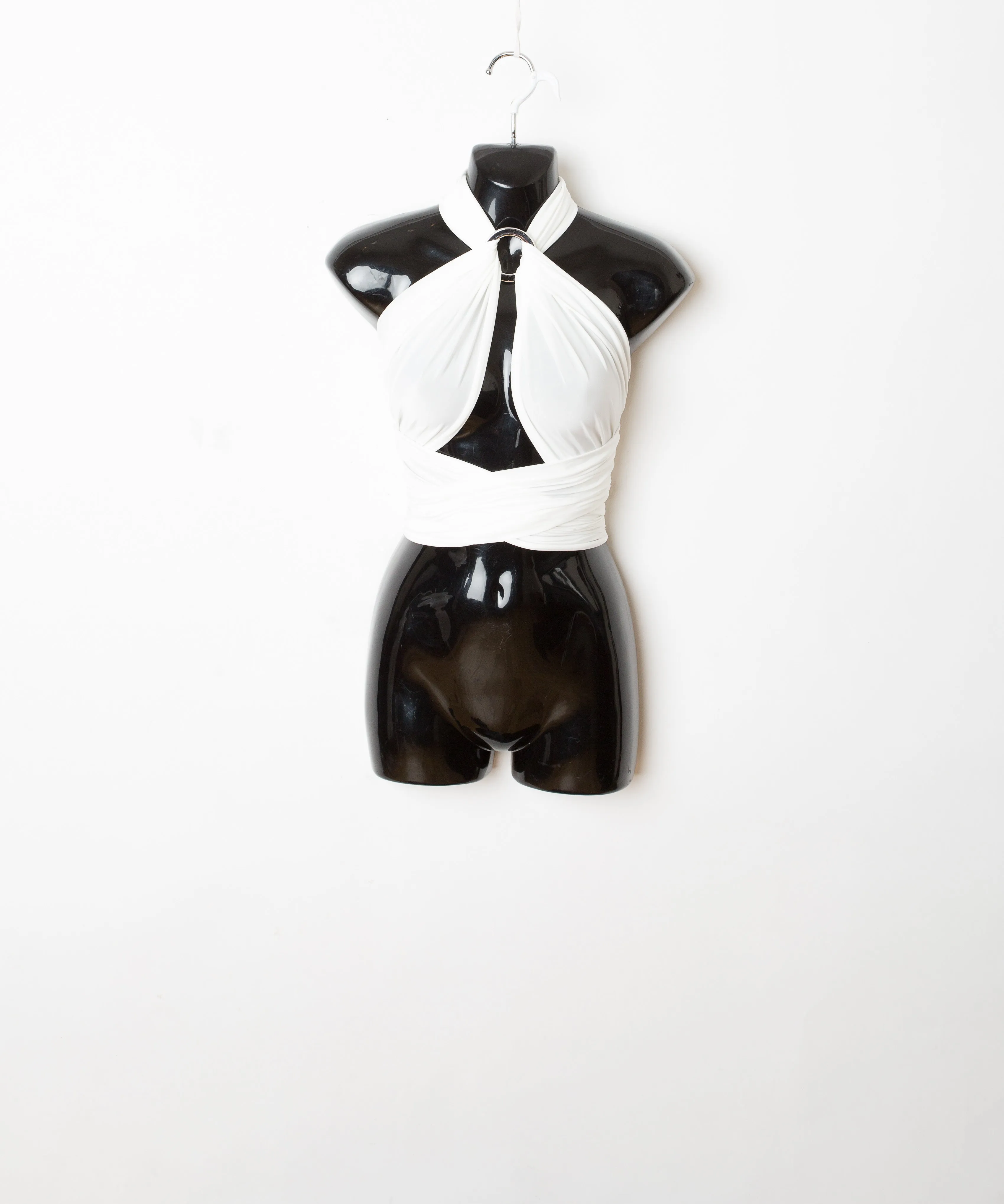 White multiway wrap top