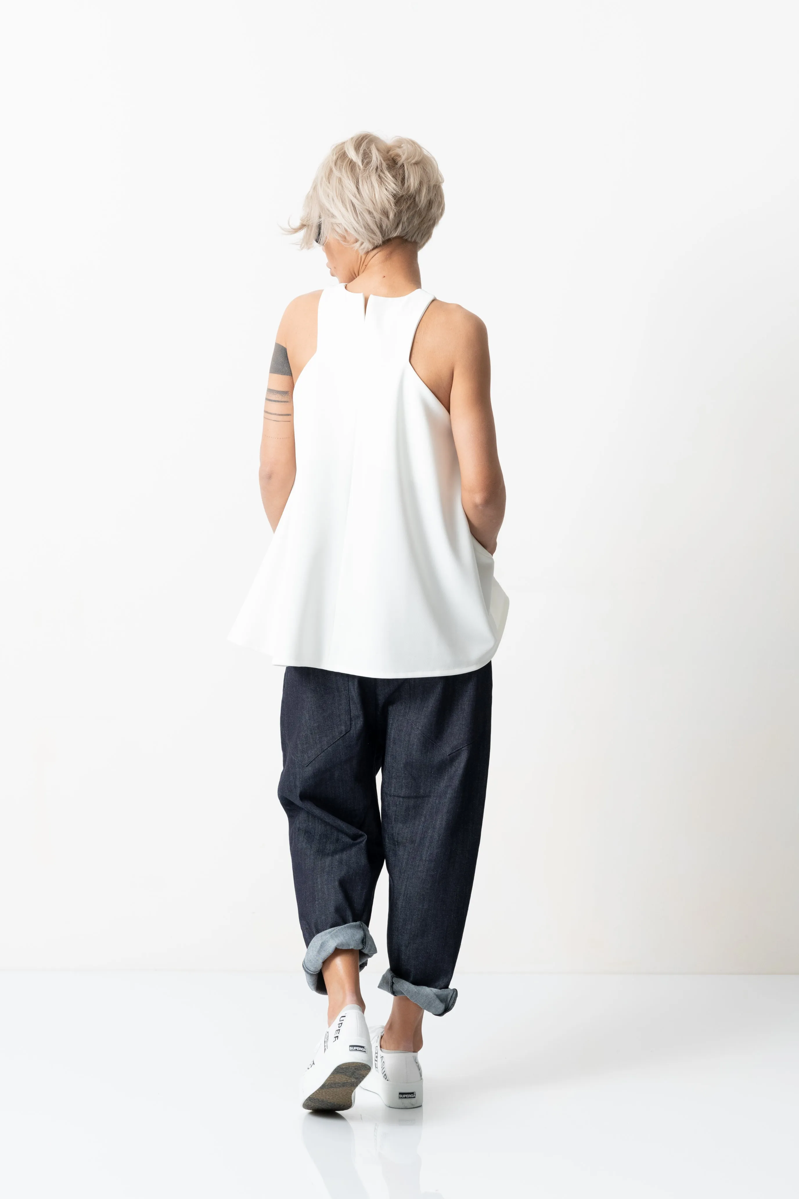 White Summer Tank Top