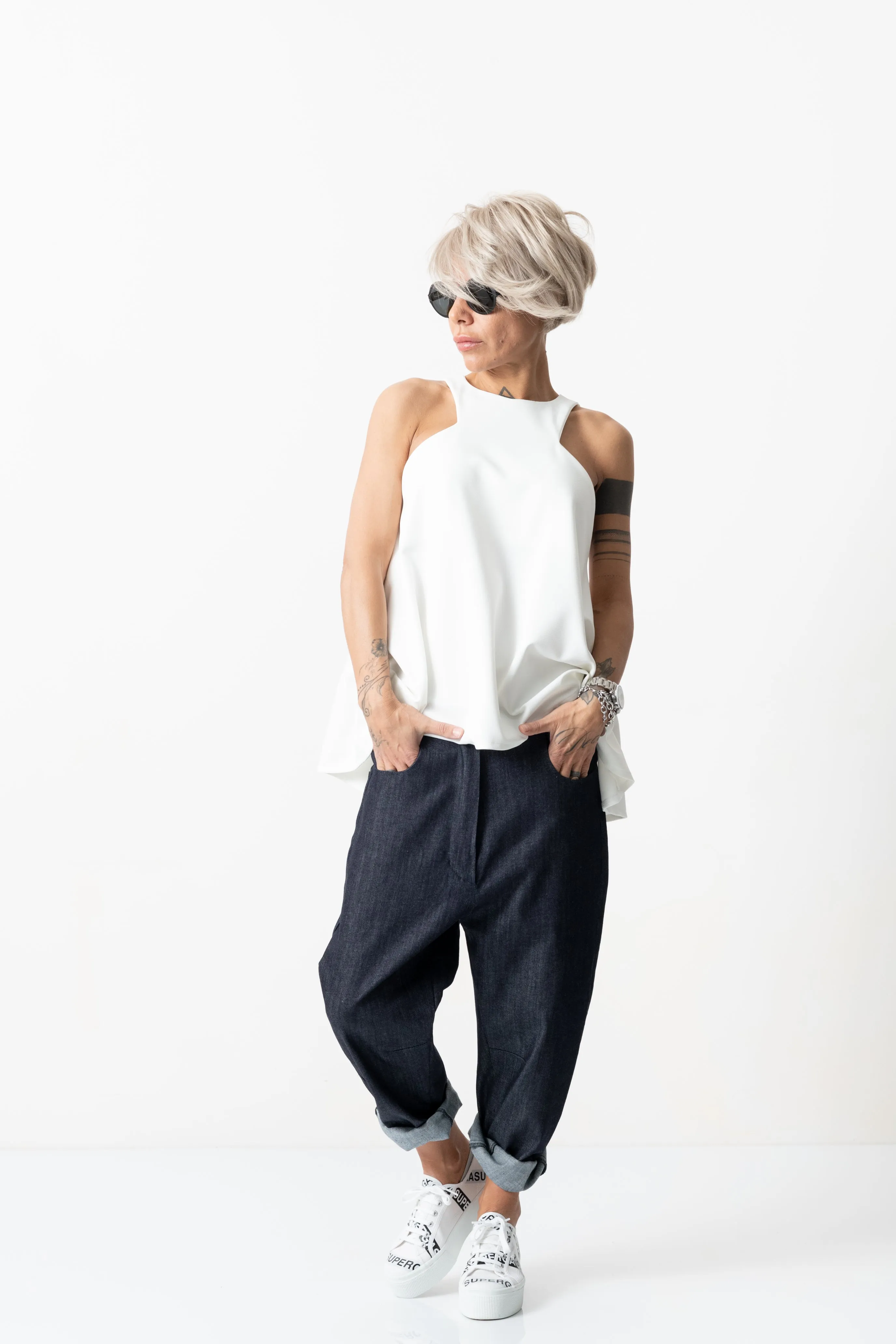 White Summer Tank Top