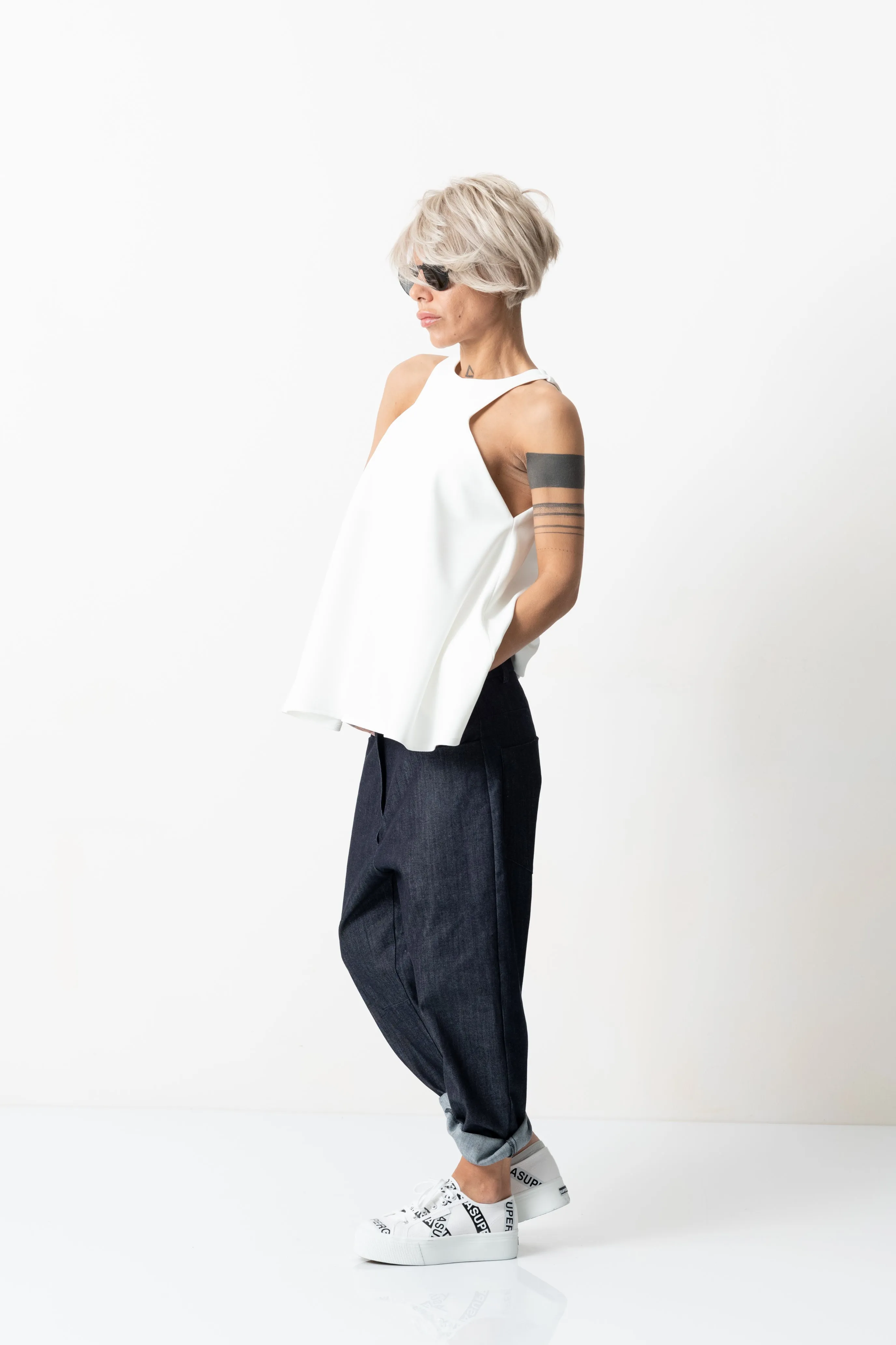 White Summer Tank Top