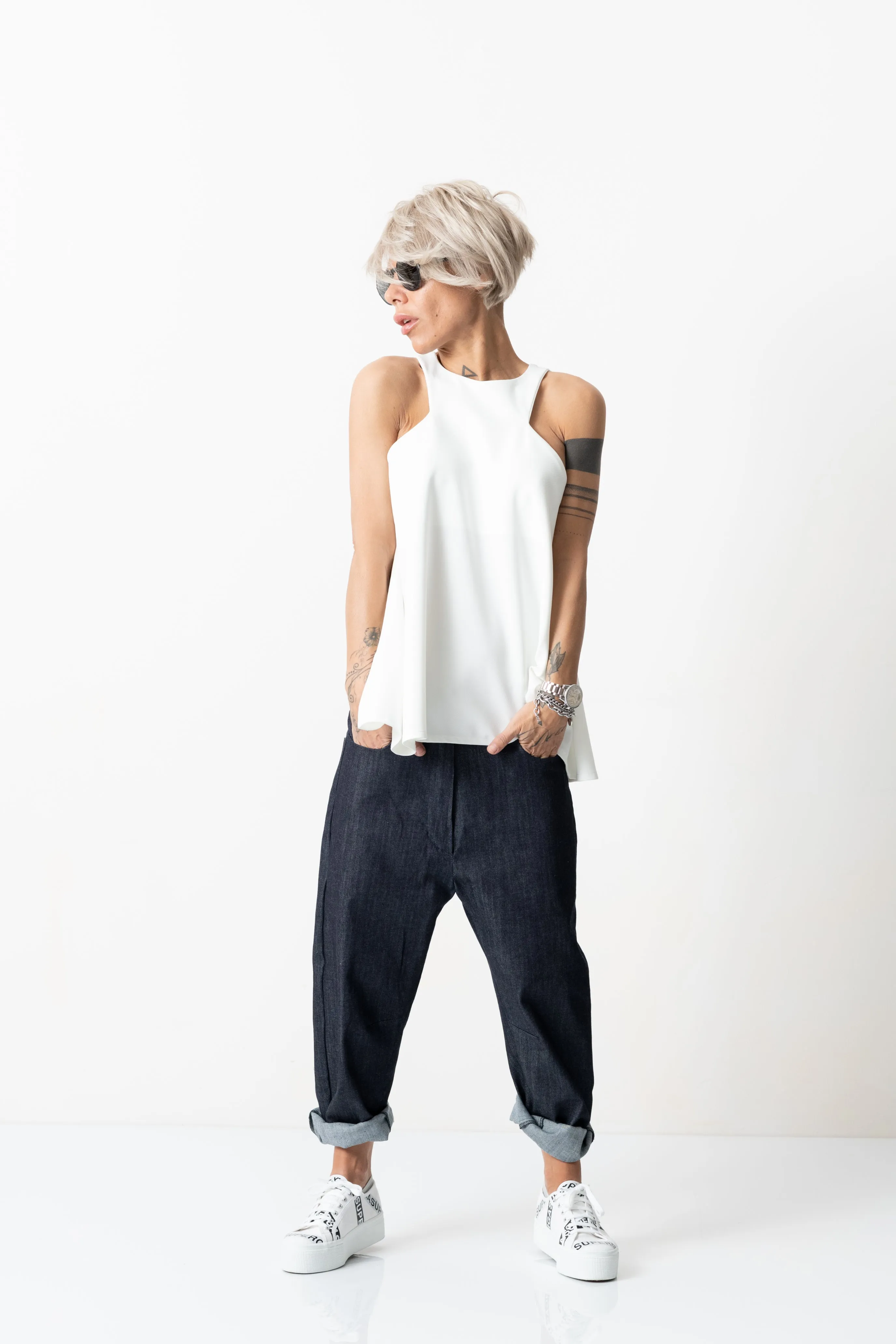 White Summer Tank Top