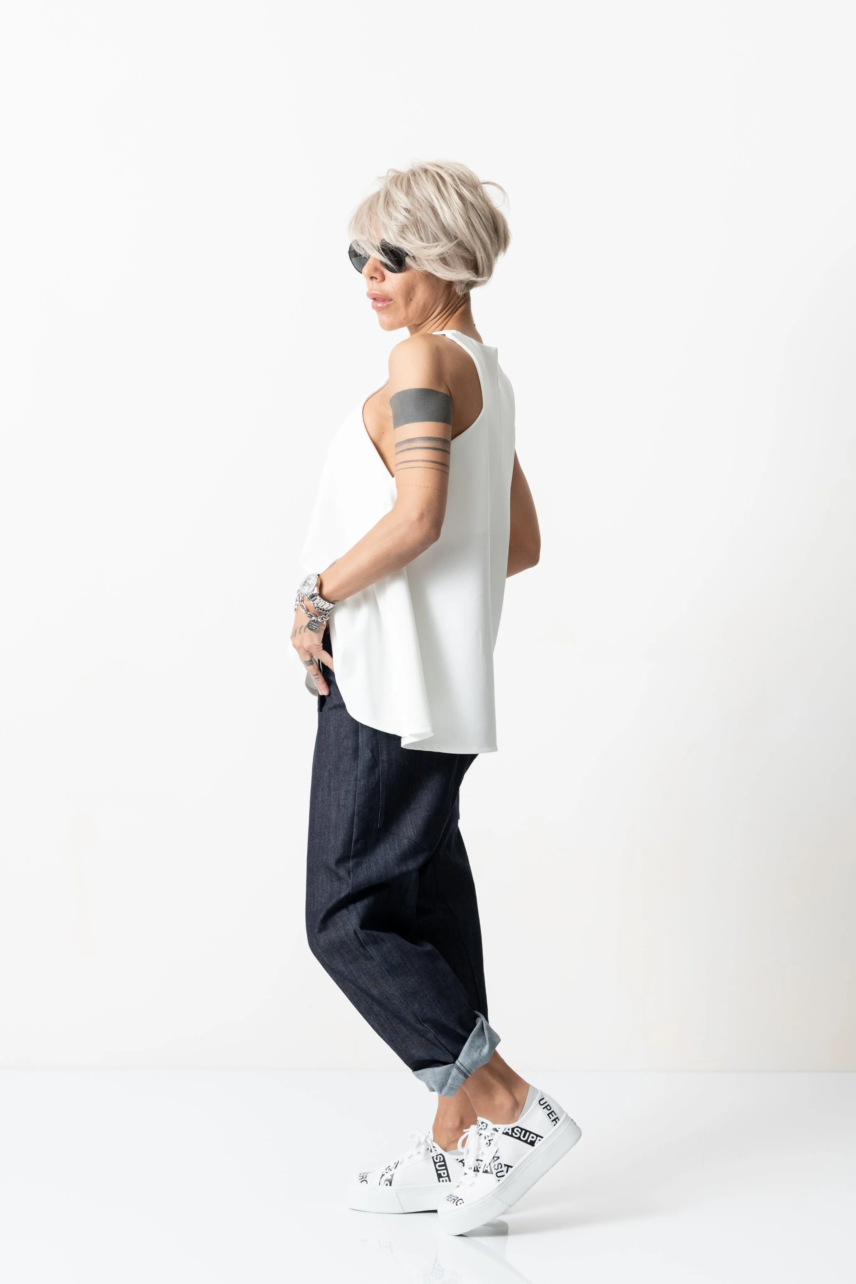 White Summer Tank Top