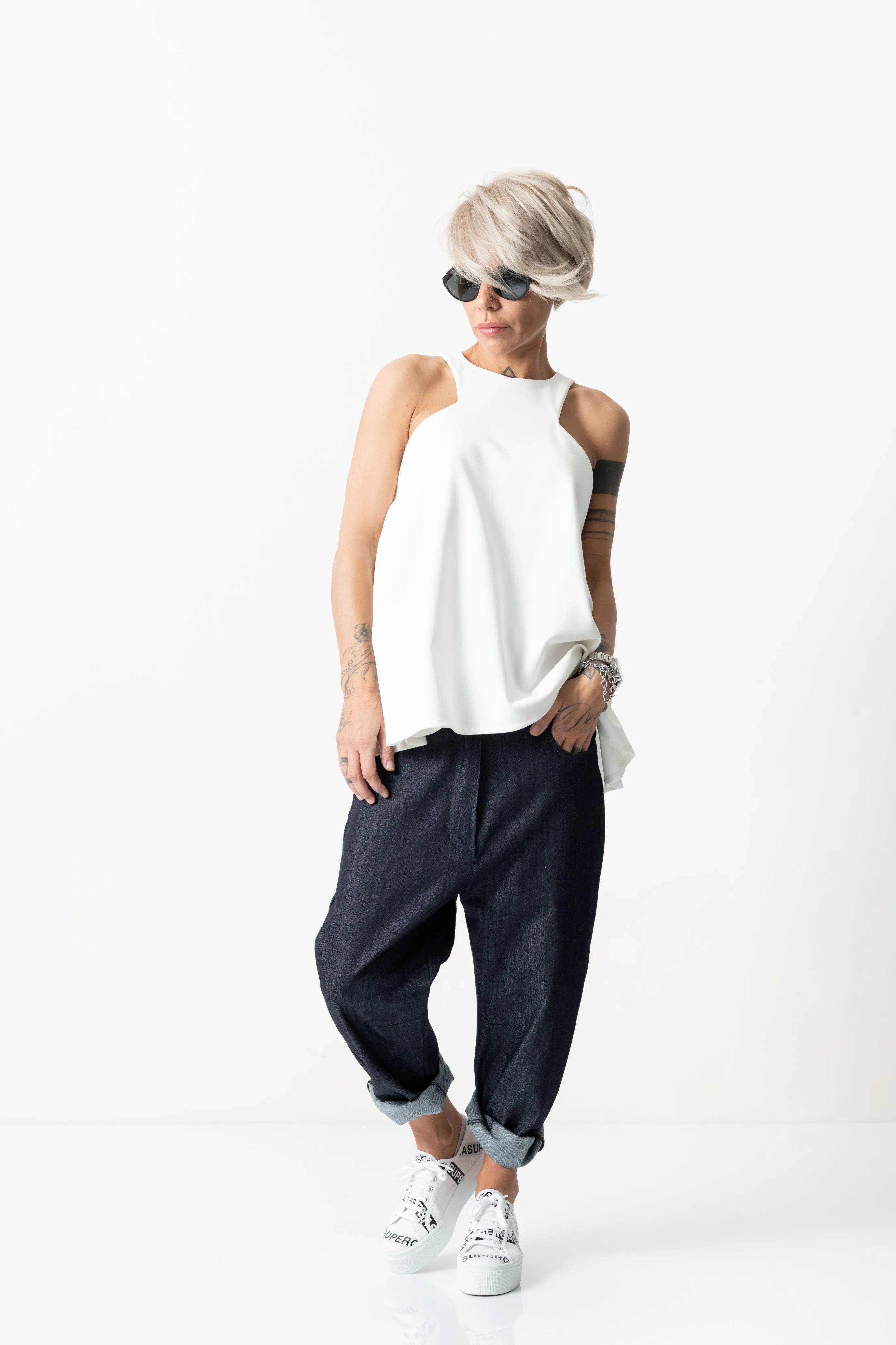 White Summer Tank Top