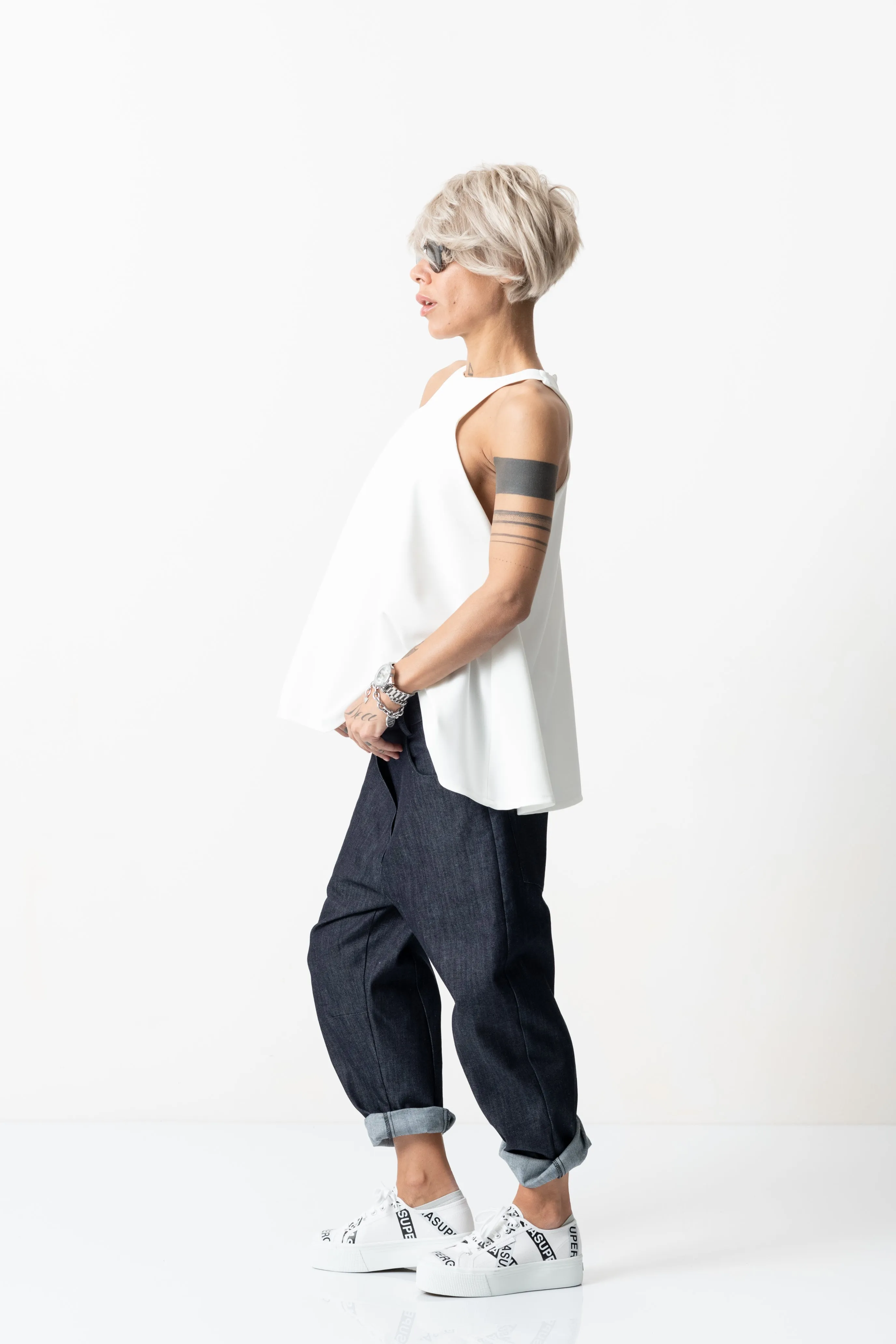 White Summer Tank Top