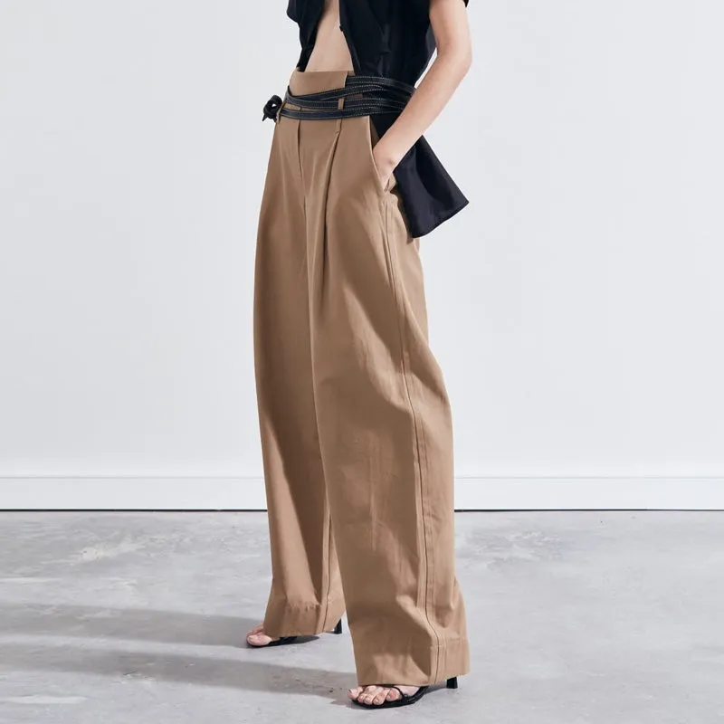 Wide Leg Utility Trouser