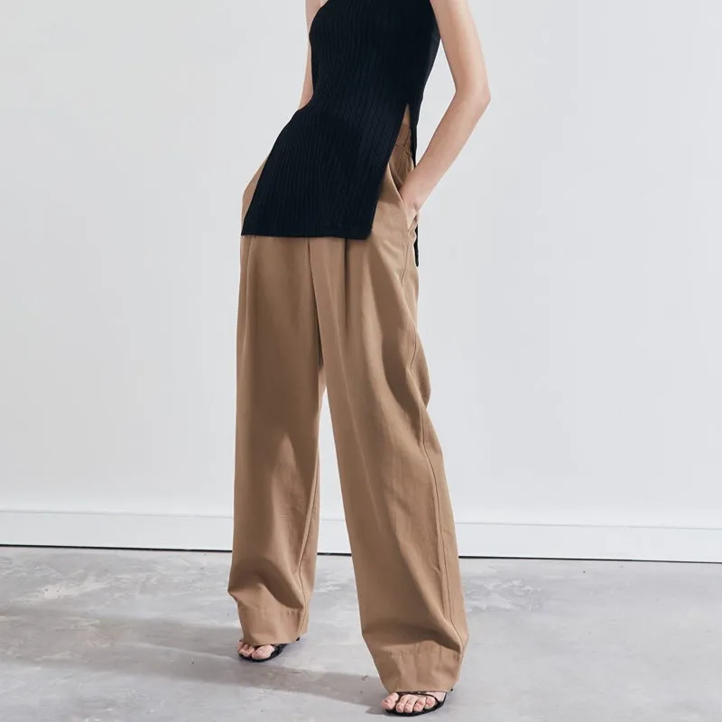 Wide Leg Utility Trouser