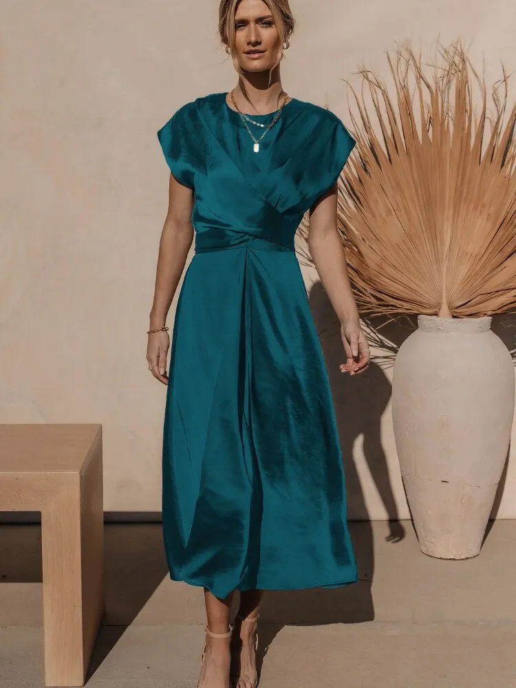 Women Clothing 2023 New Summer Fashion Sexy Dress Lace Up Waist Long Dresses Wedding Party Evening Dress Fancy Women's Dress