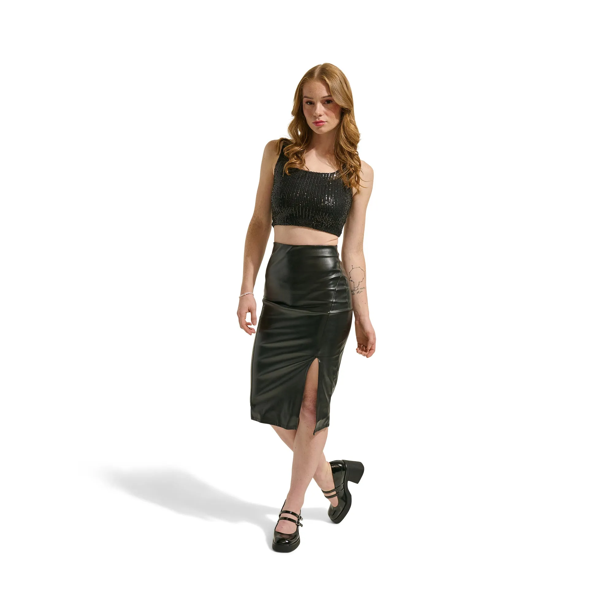 Women's Long Slit Pencil Skirt