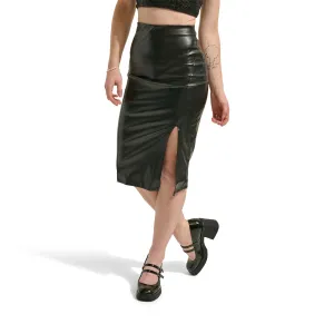 Women's Long Slit Pencil Skirt