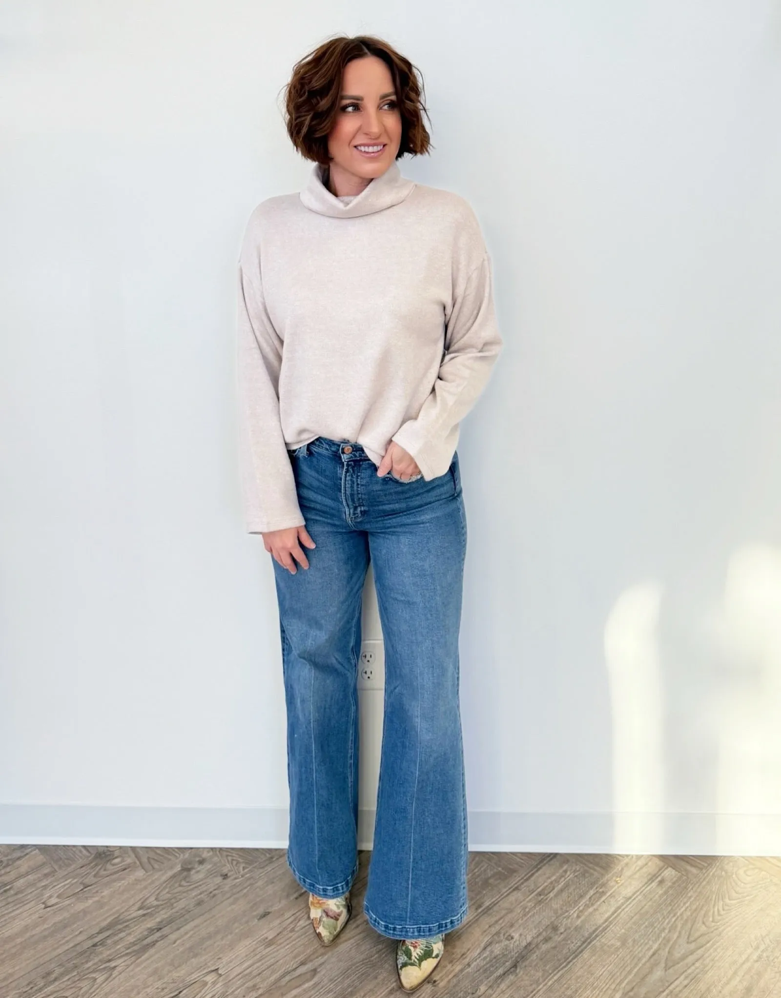 Zeta Turtle Neck Sweater